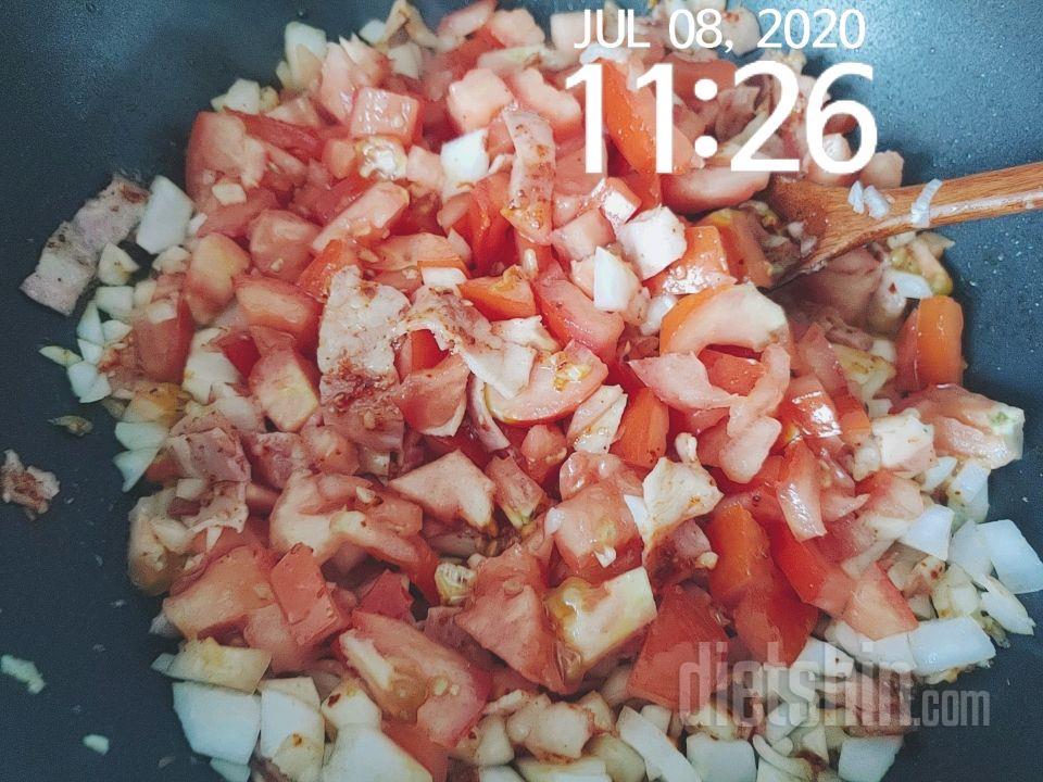 첨 만든 토마토스프? 국? 🍅🍅