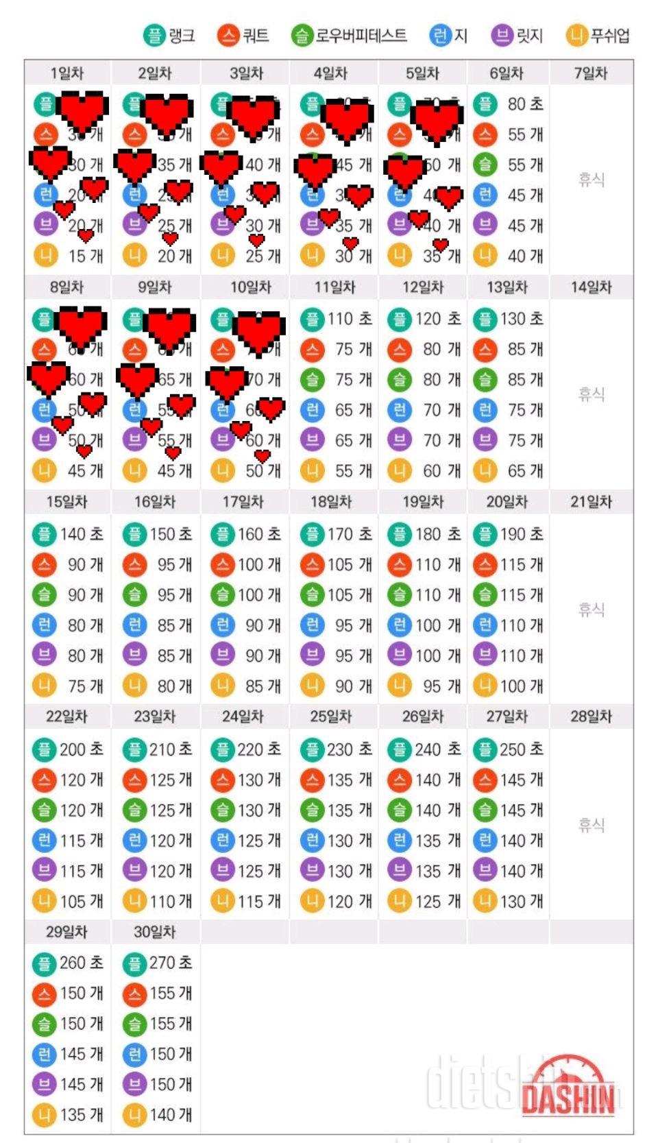 [도전 다신 16기 10일차] 운동 미션