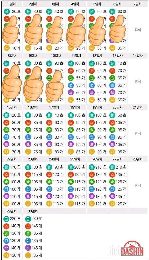 도전 다신16기 10일차 운동미션