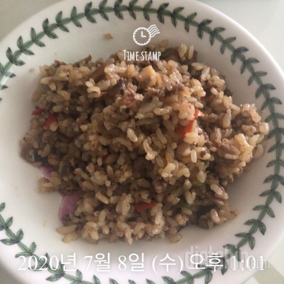 우둔살, 갈릭현미밥 모든맛이 다 맛있