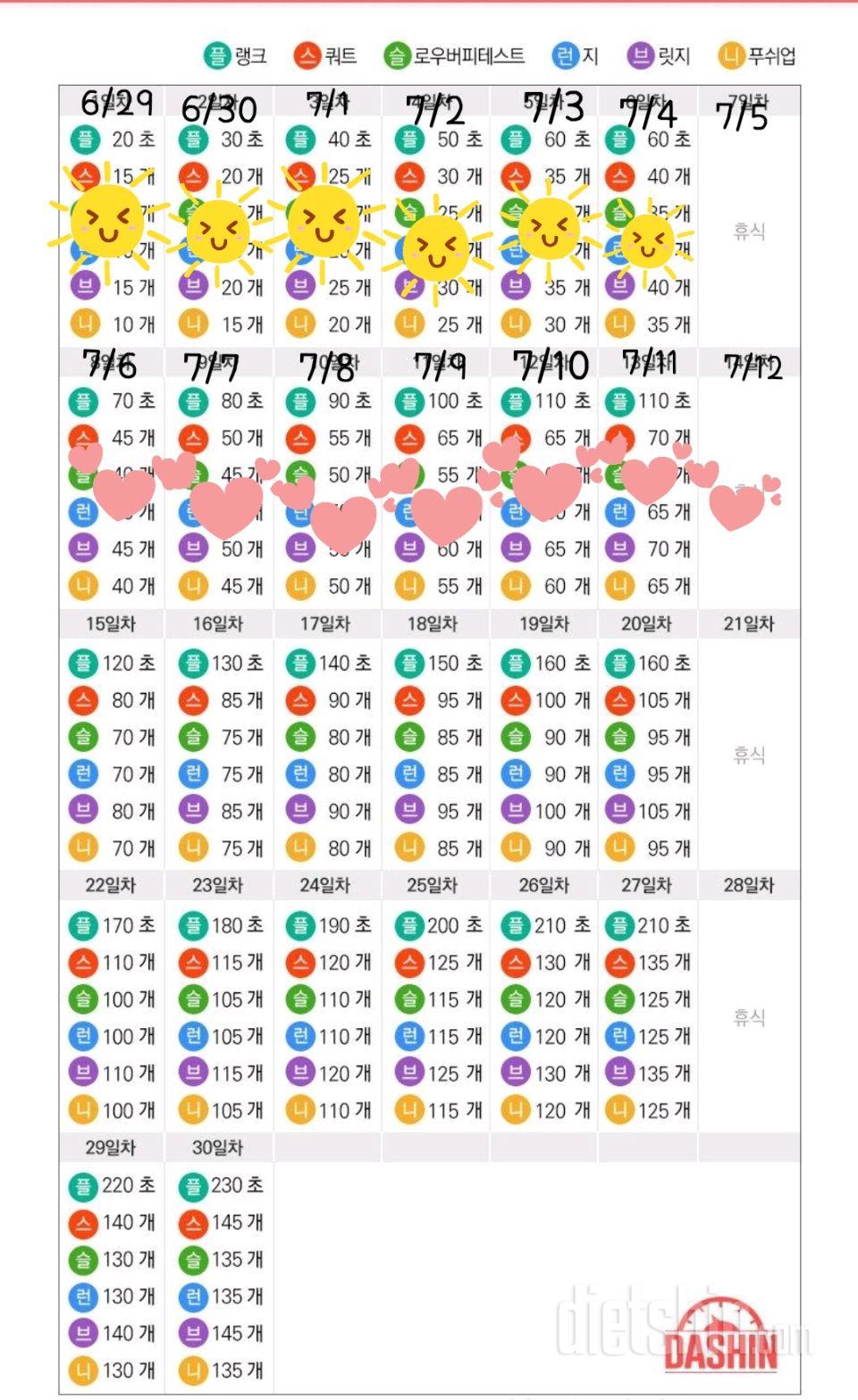 [도전 다신16기] 14일차 운동미션