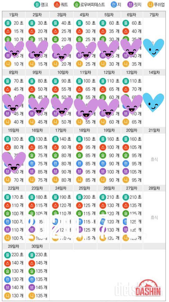 도전 다신16기 15일차 운동미션