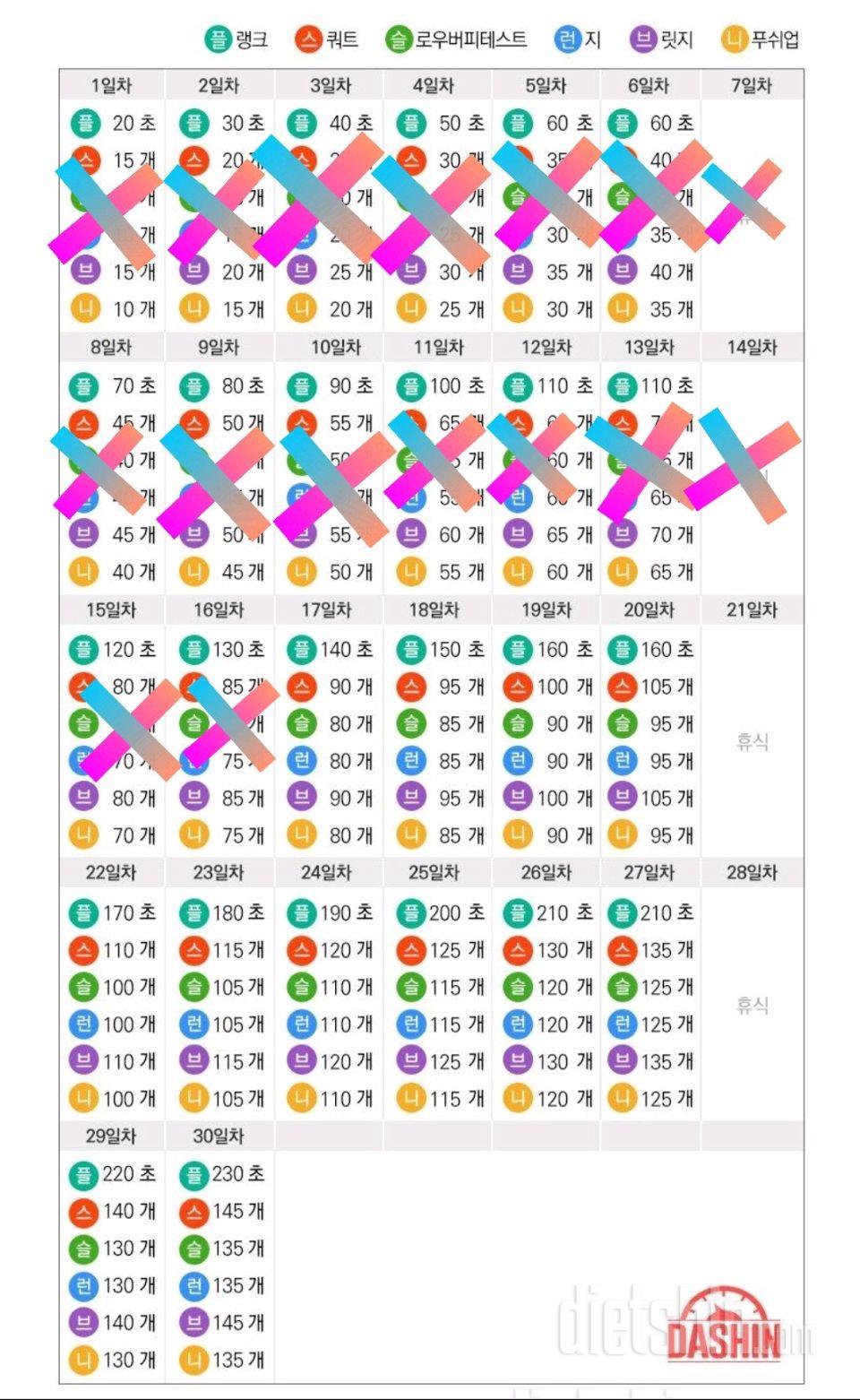 [도전 다신16기 16일차 운동미션]