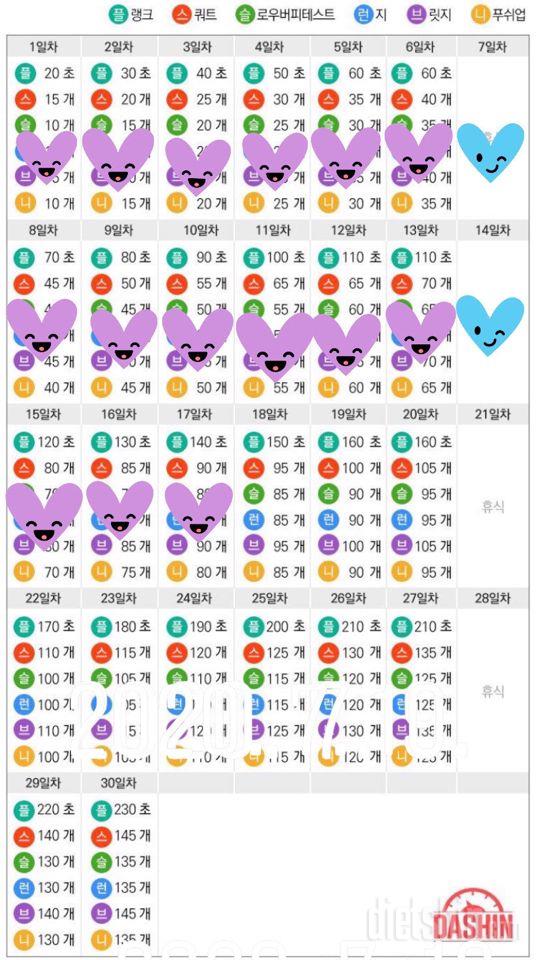 도전 다신 16기 17일차 운동미션