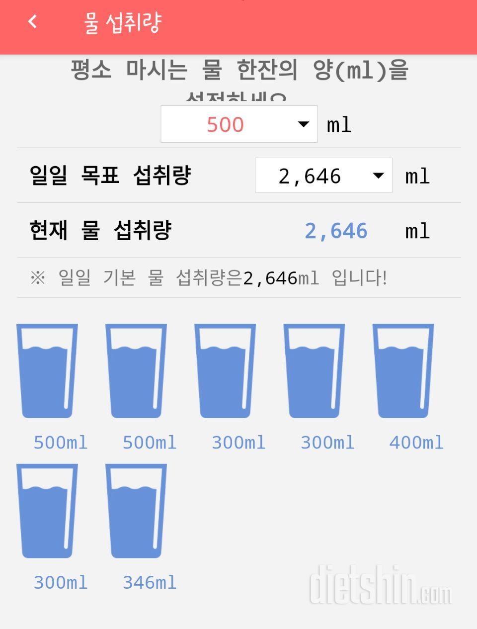 30일 하루 2L 물마시기 11일차 성공!