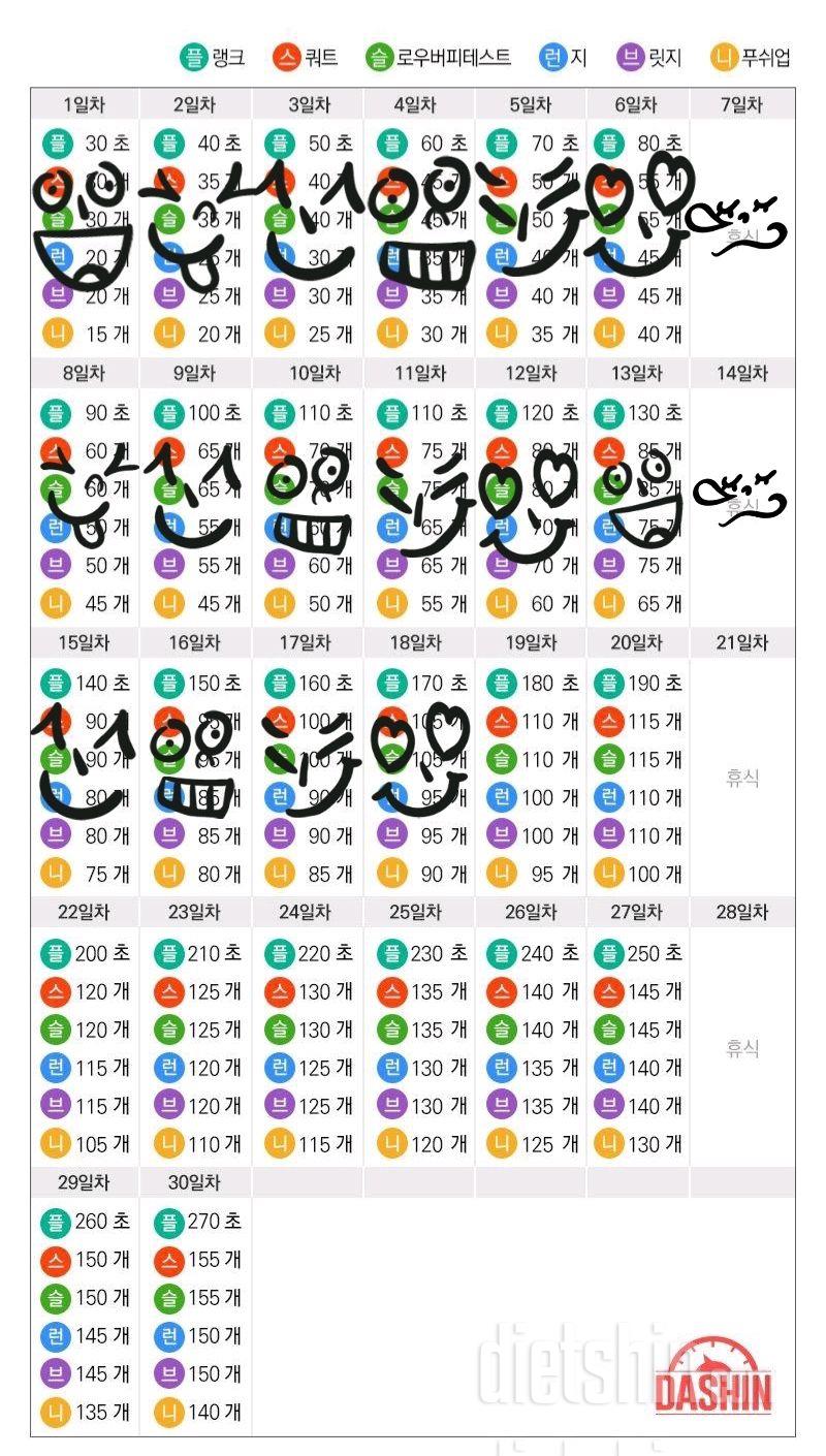 [다신 16기 운동미션] 18일차