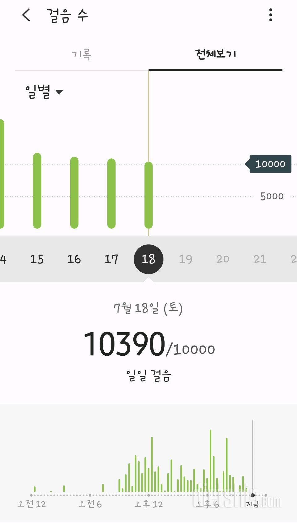 30일 만보 걷기 34일차 성공!