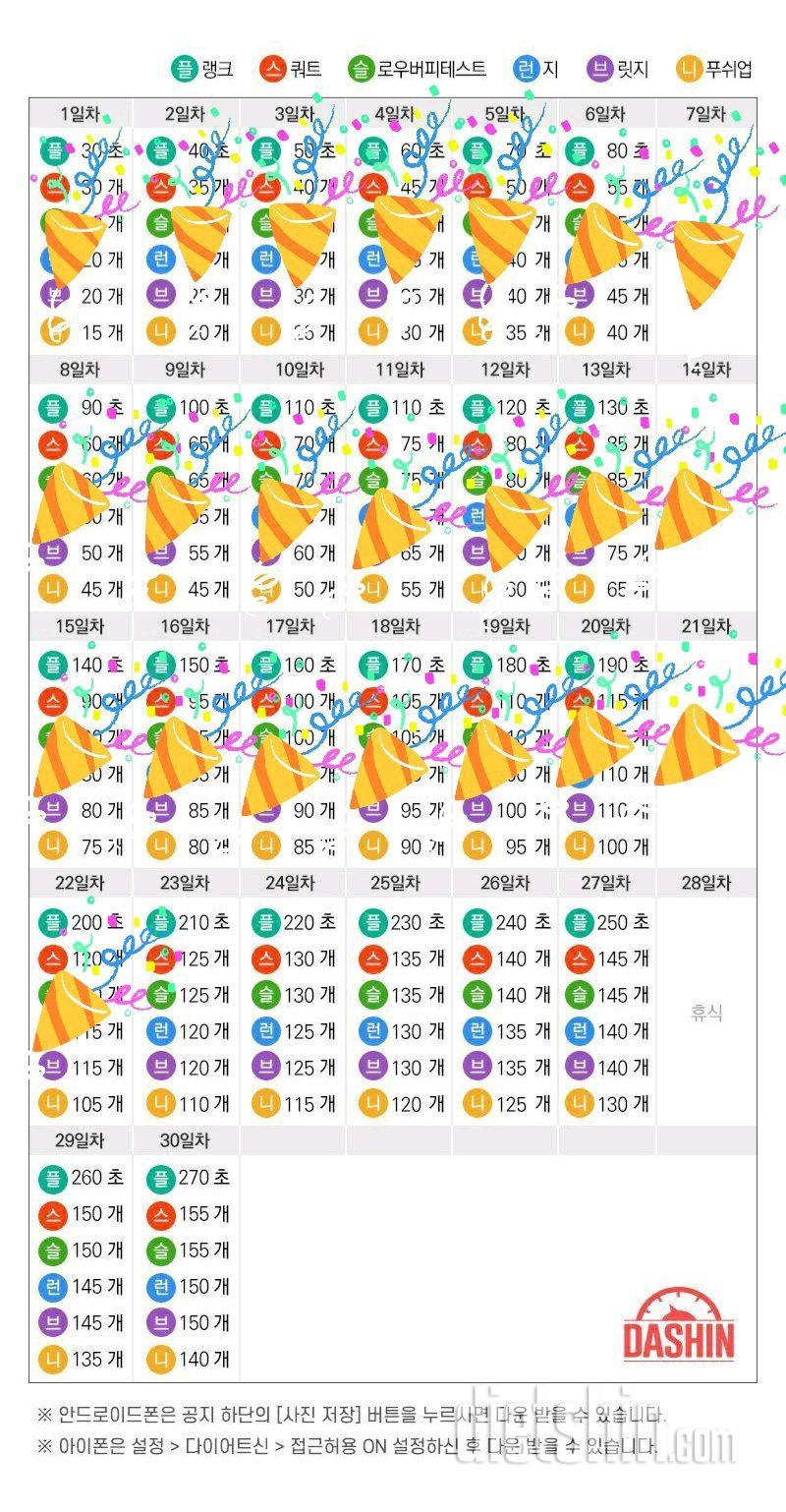 [도전 다신 16기 22일차] 운동미션