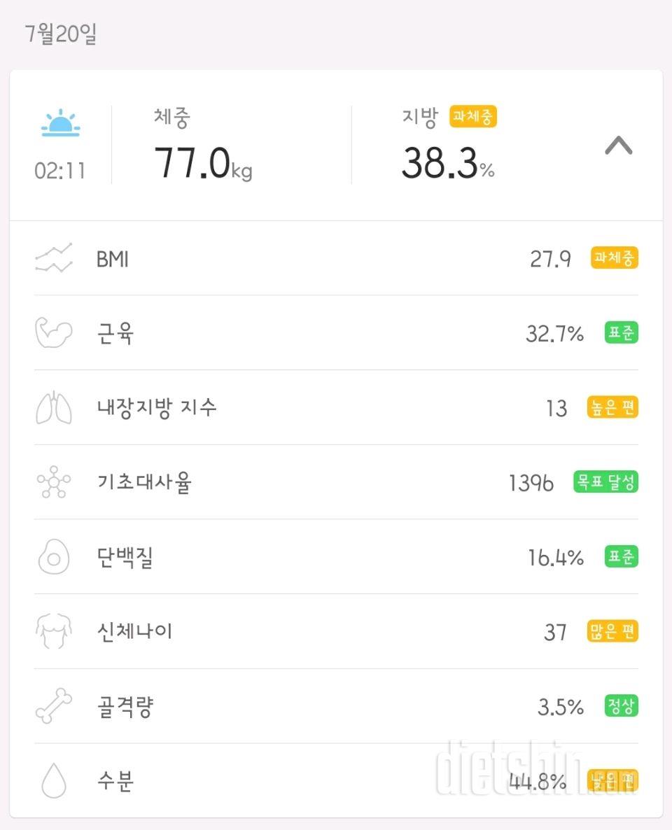 7월 21일 공체