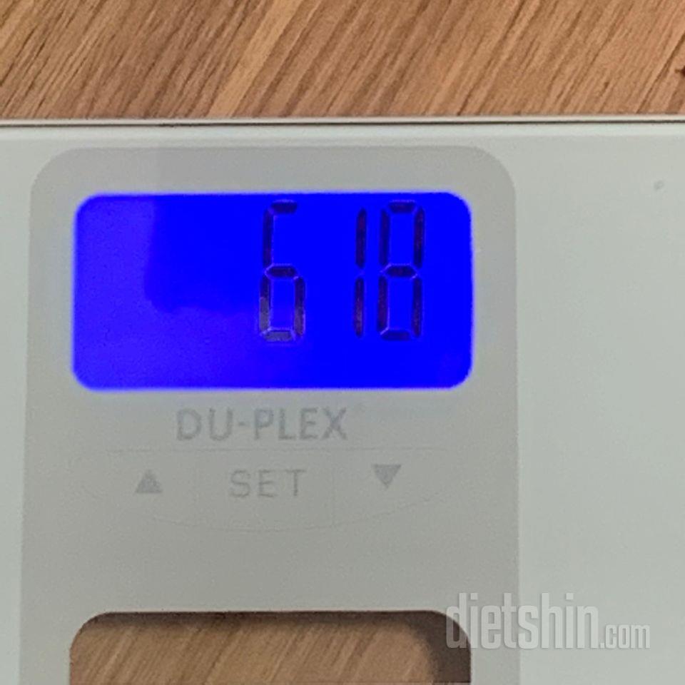 7/22 수요일 [61.8kg]