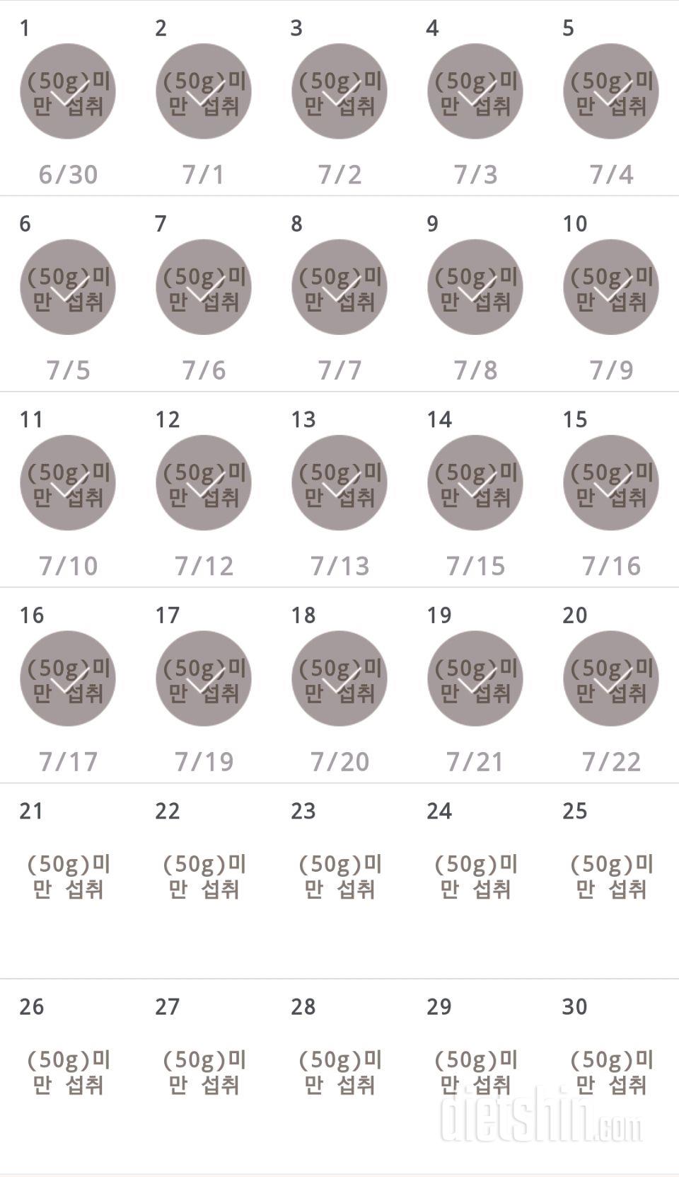 30일 당줄이기 110일차 성공!