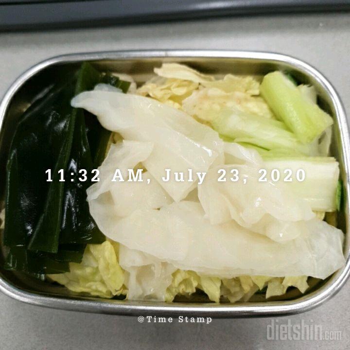 07월 23일( 점심식사 86kcal)