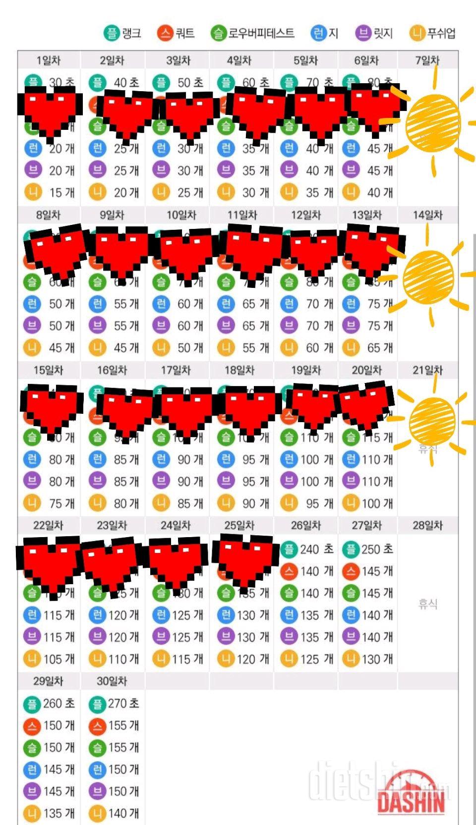 [도전 다신16기 25일차]운동미션