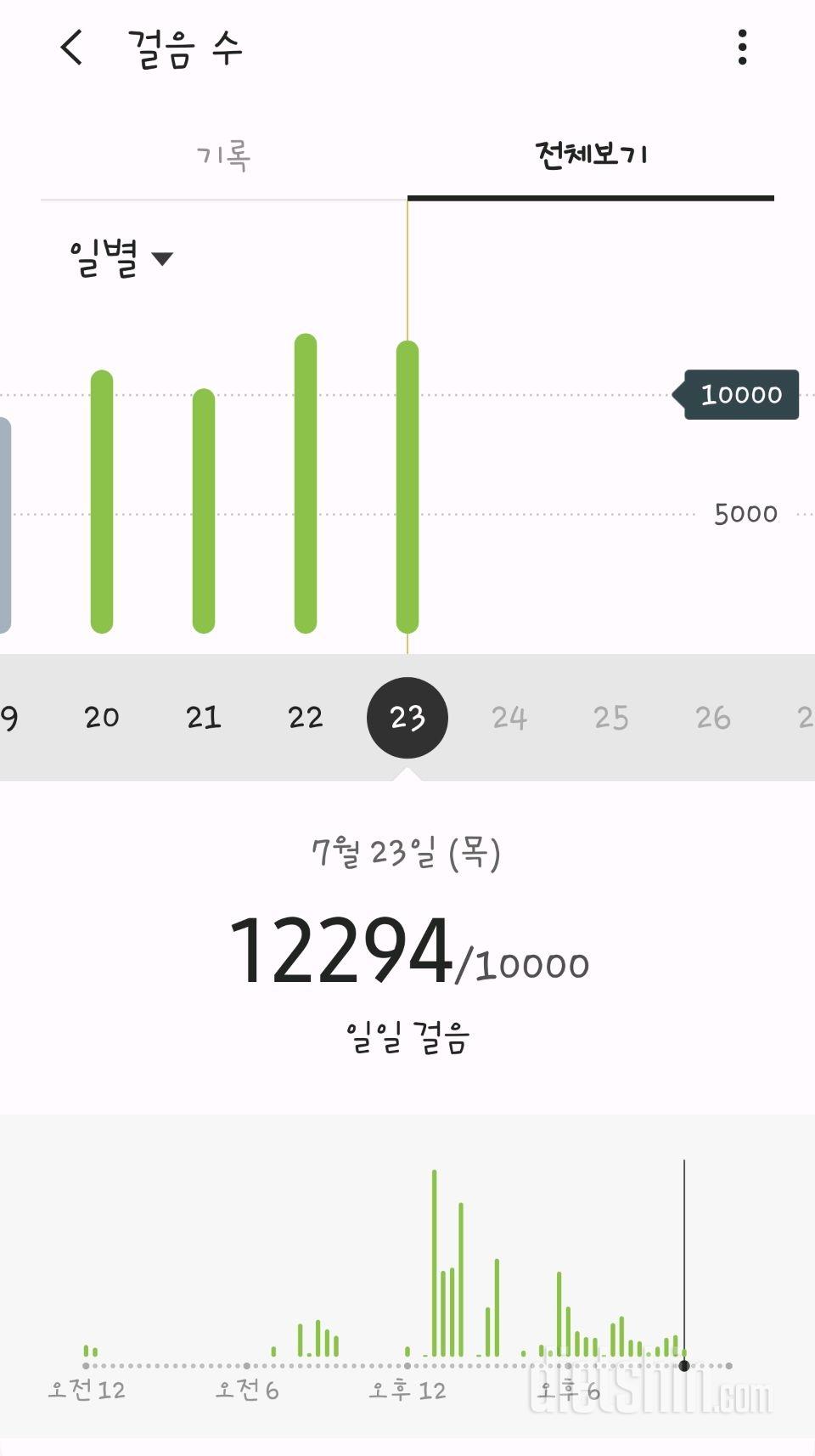 30일 만보 걷기 38일차 성공!