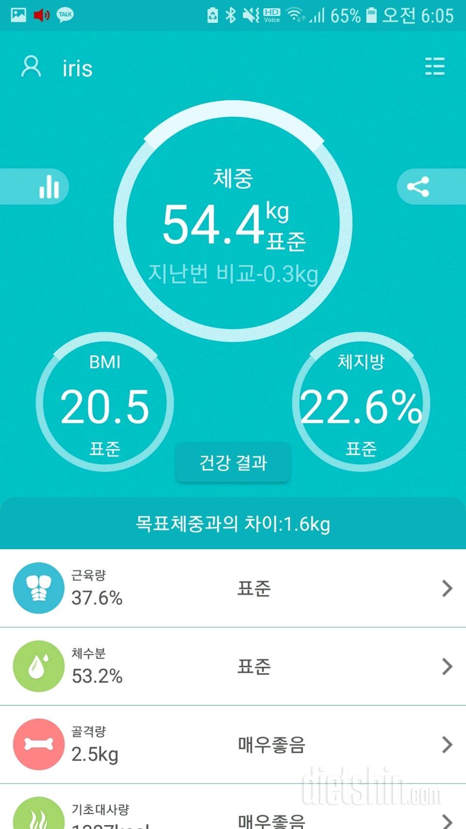 12일차🏃‍♀️54.4kg