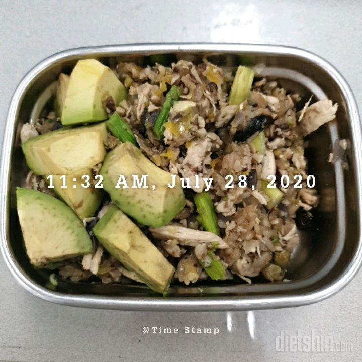 07월 28일( 점심식사 351kcal)