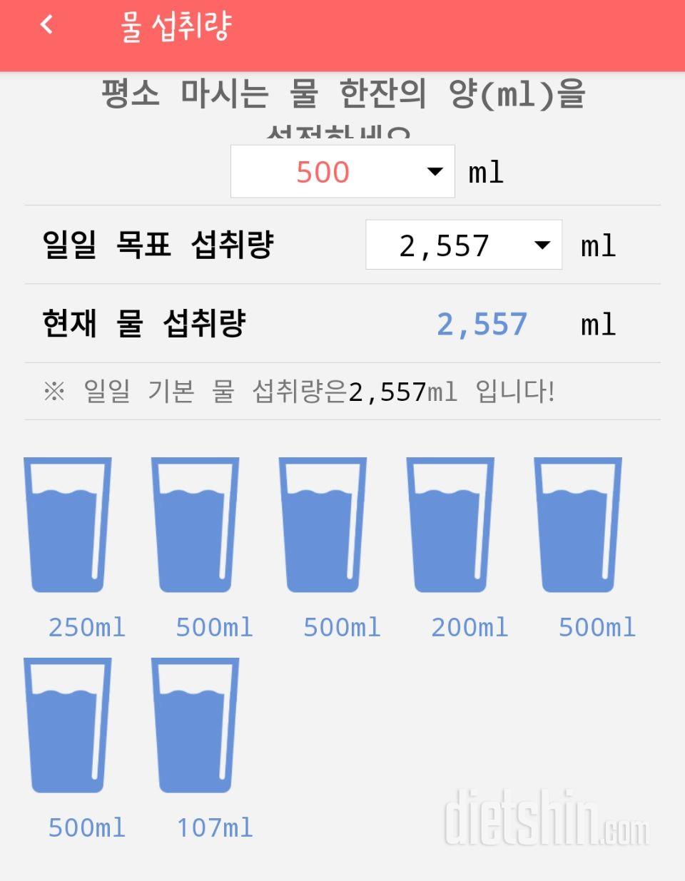 30일 하루 2L 물마시기 30일차 성공!