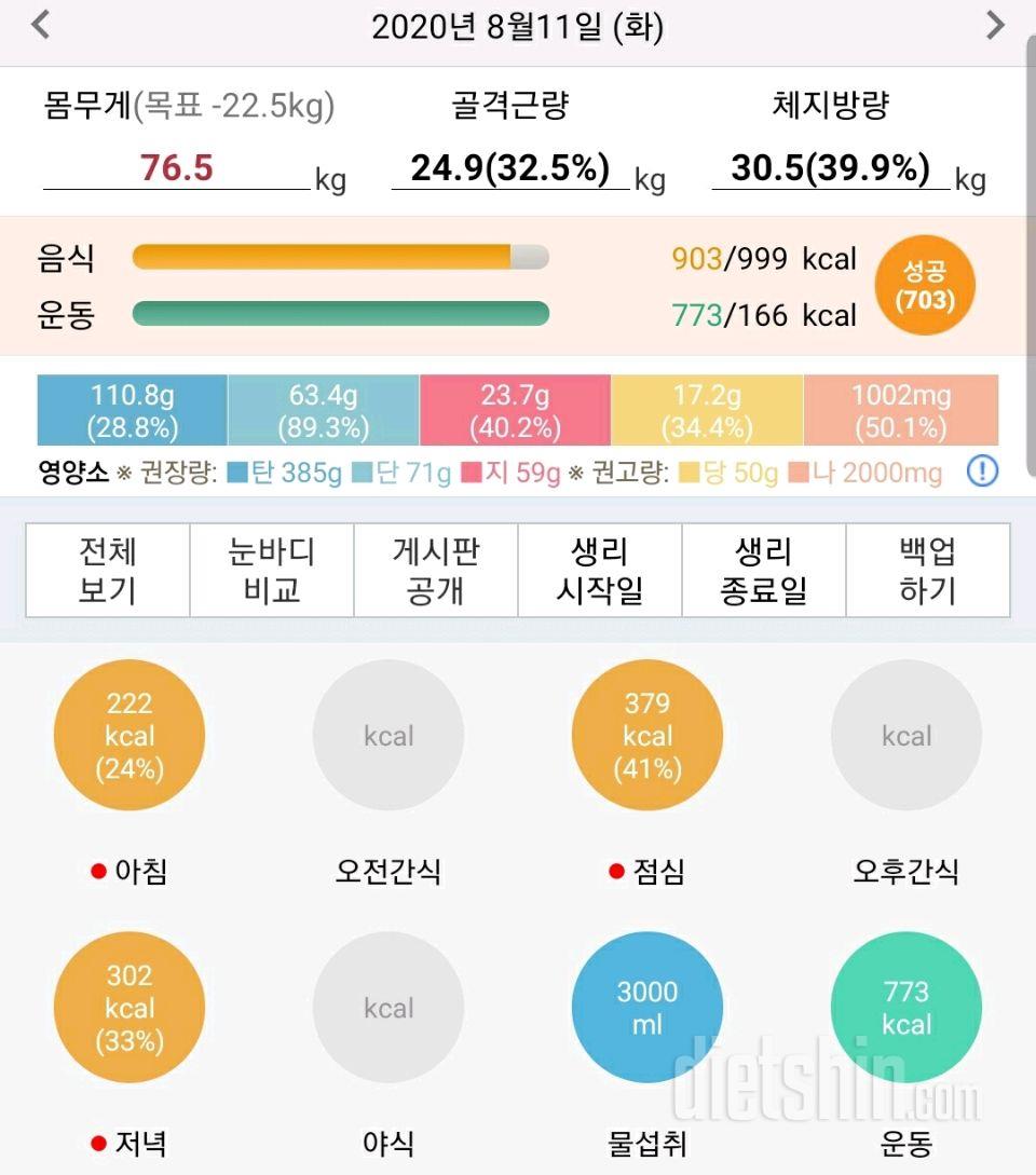 30일 야식끊기 3일차 성공!