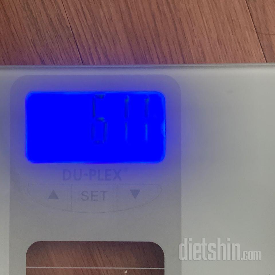 8/12 수요일 [61.1kg]