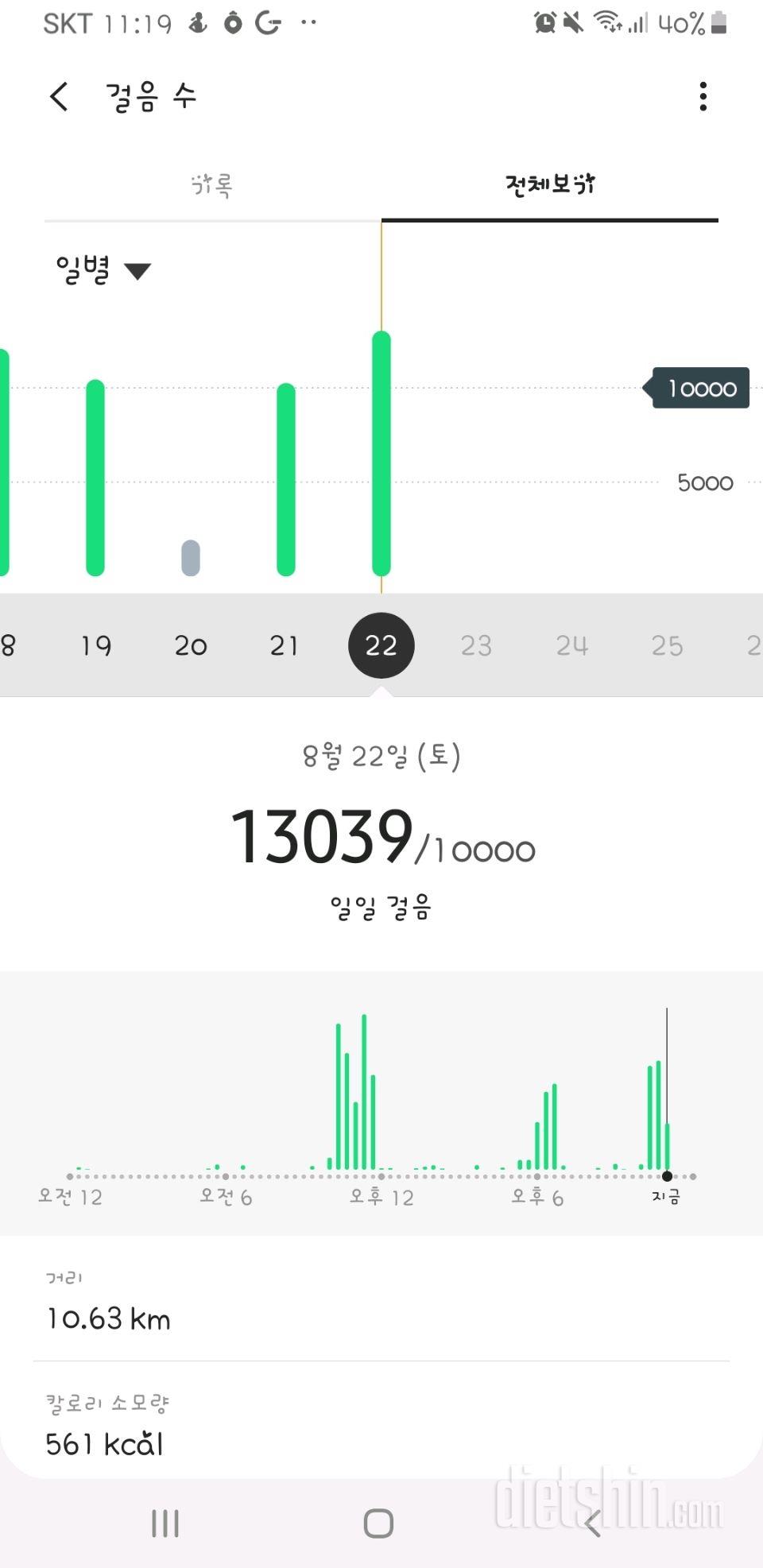 30일 만보 걷기 36일차 성공!