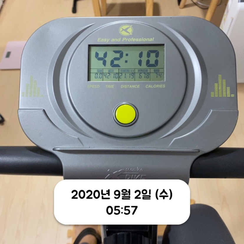 09월 02일(운동 678kcal)