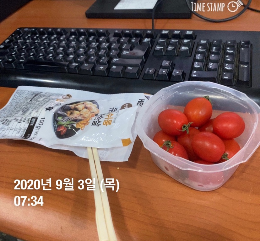 09월 03일(아침 180kcal)