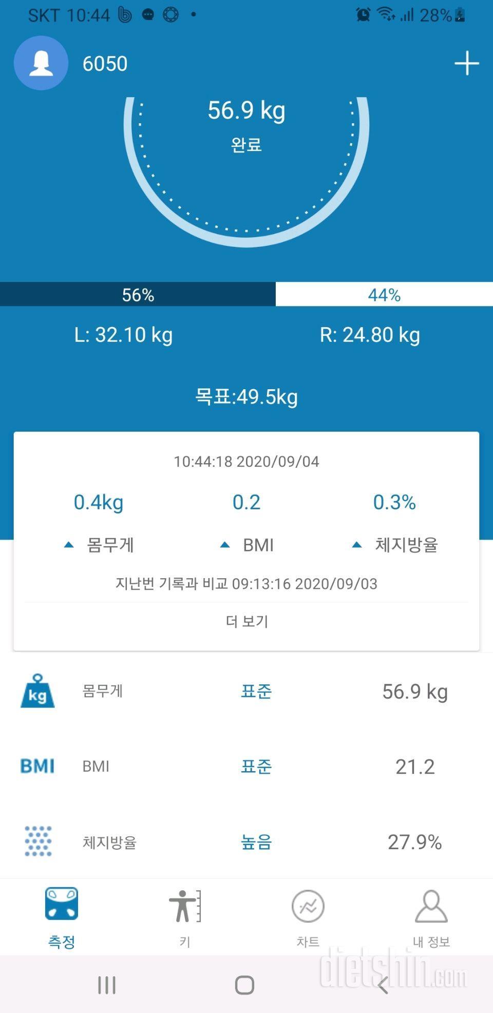 정직한 내몸