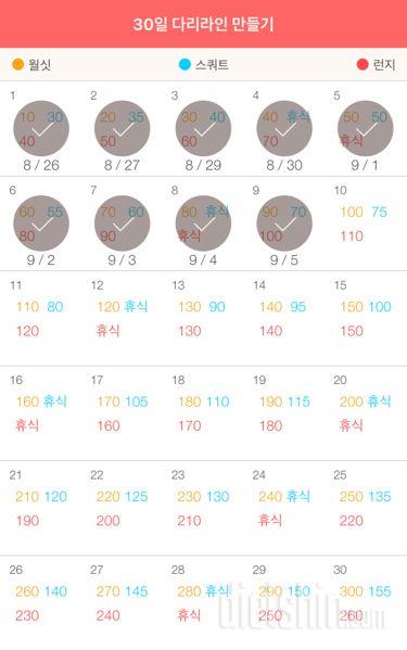 30일 다리라인 만들기 9일차 성공!