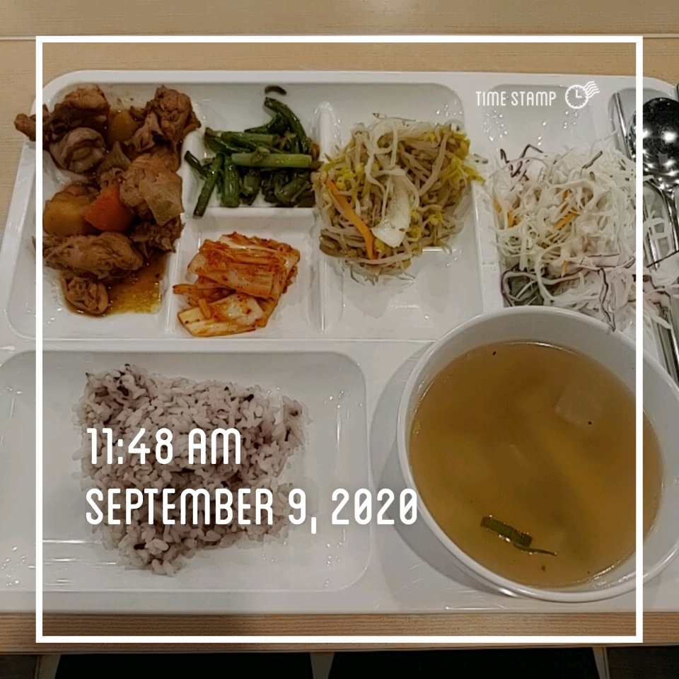 09월 09일( 점심식사 550kcal)