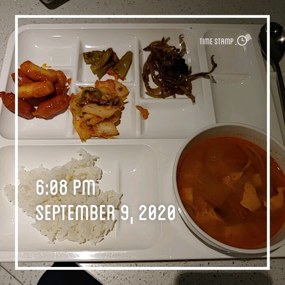 09월 09일( 저녁식사 480kcal)