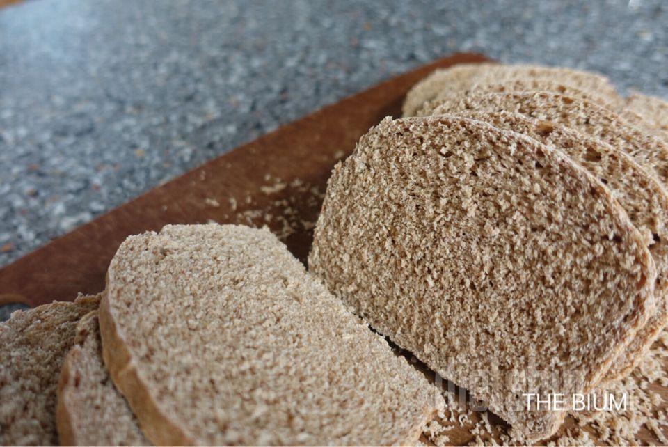 다이어트 통밀빵 만들기 (100% 유기농 통밀식빵)