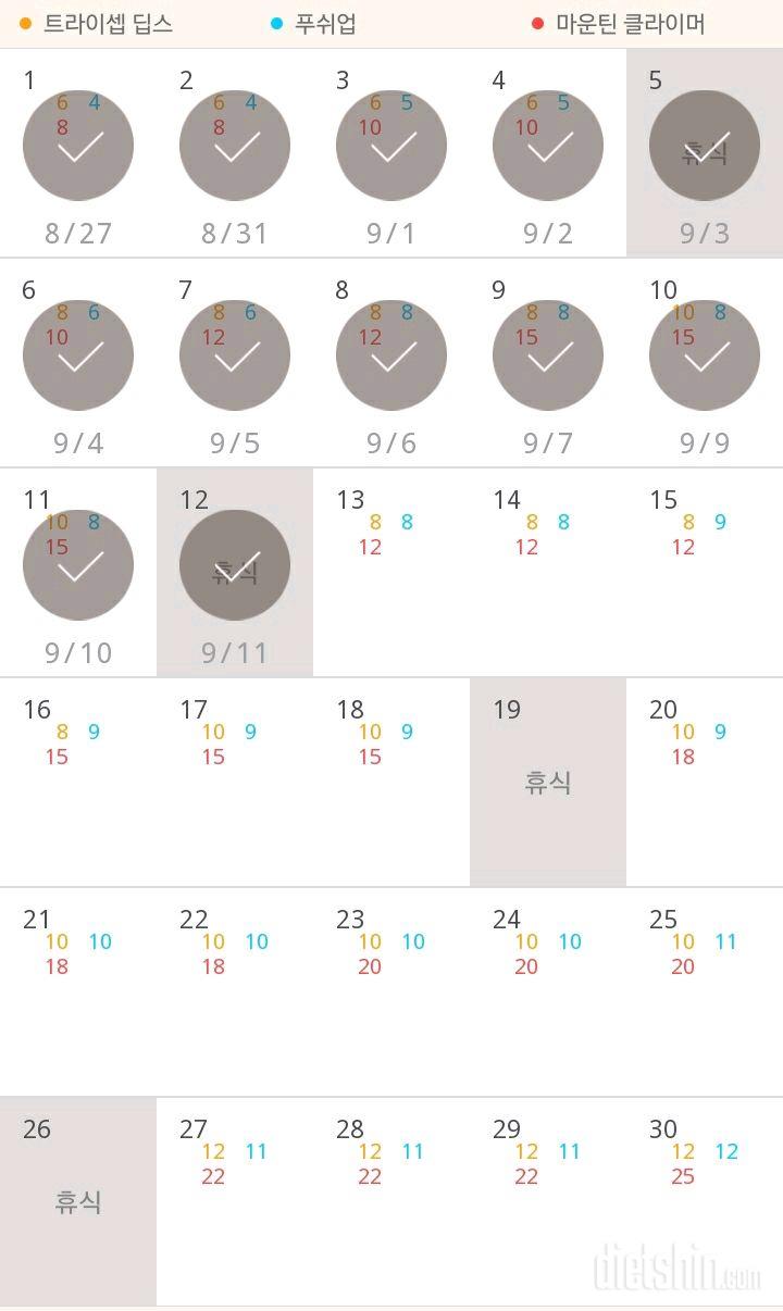 30일 슬림한 팔 42일차 성공!