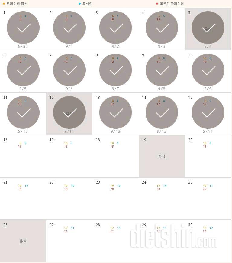 30일 슬림한 팔 75일차 성공!