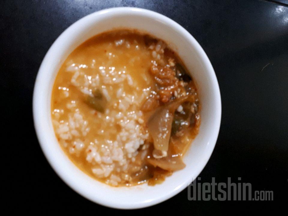 09월 18일( 점심식사 )쌀밥 김치찌개