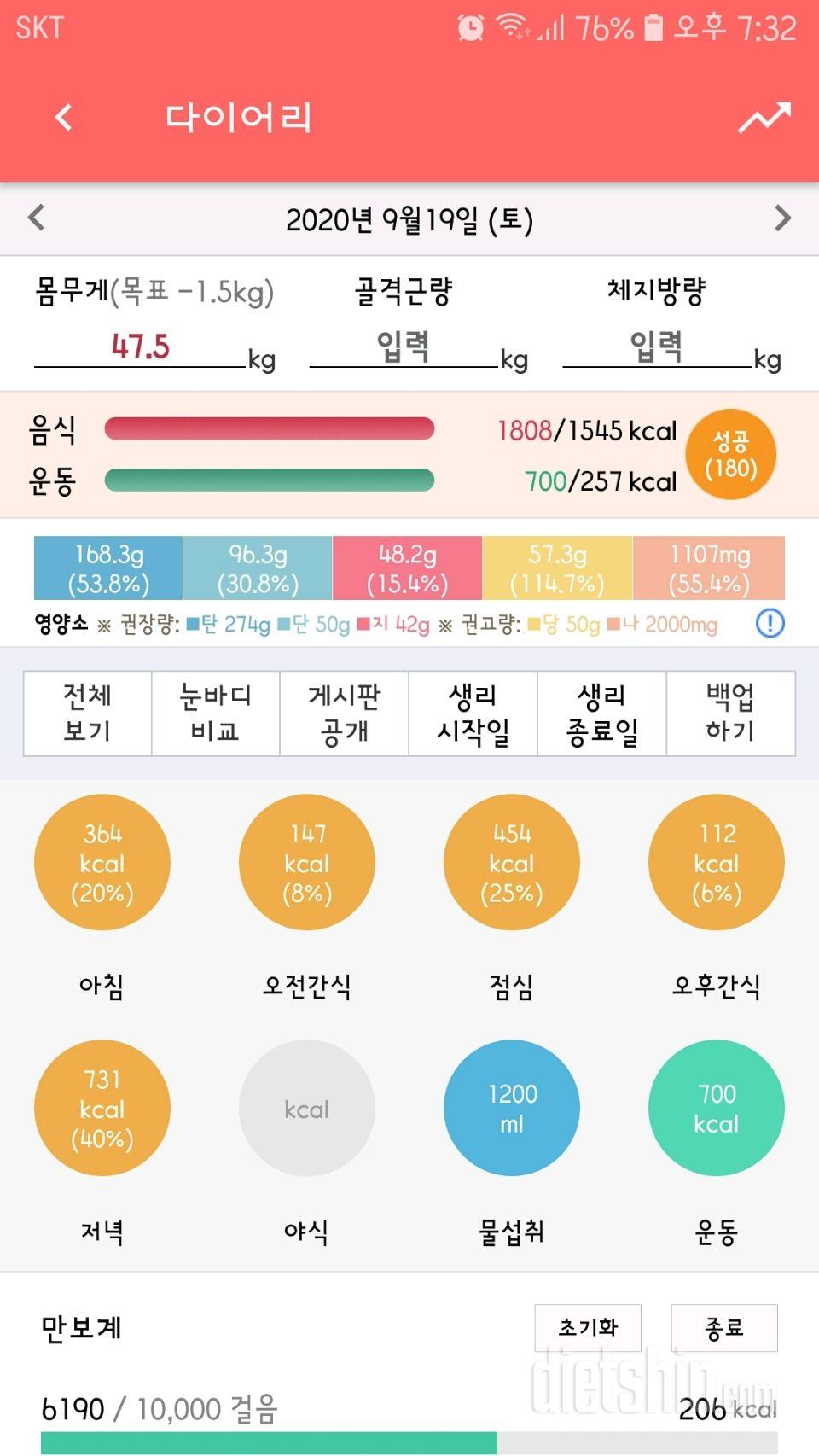 정체기 4일째..