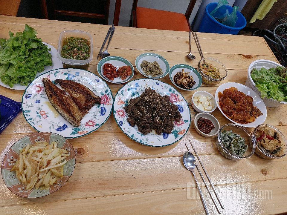 09월 24일( 저녁식사 985kcal)