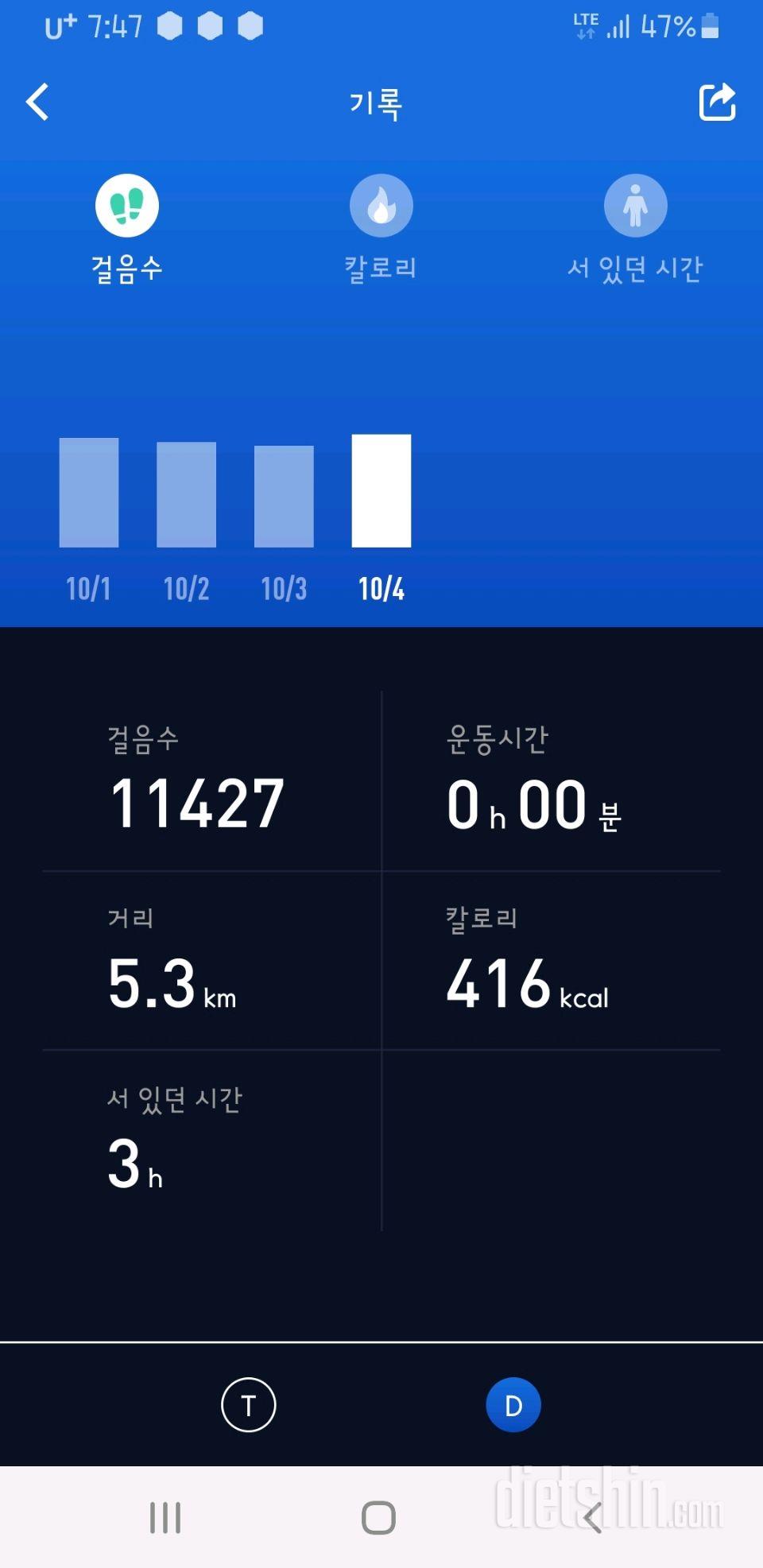 30일 만보 걷기 39일차 성공!