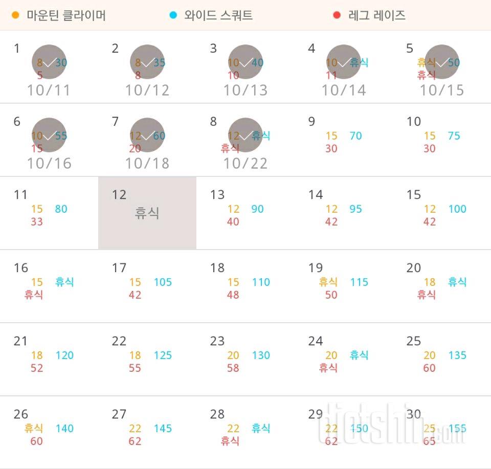 30일 체지방 줄이기 38일차 성공!