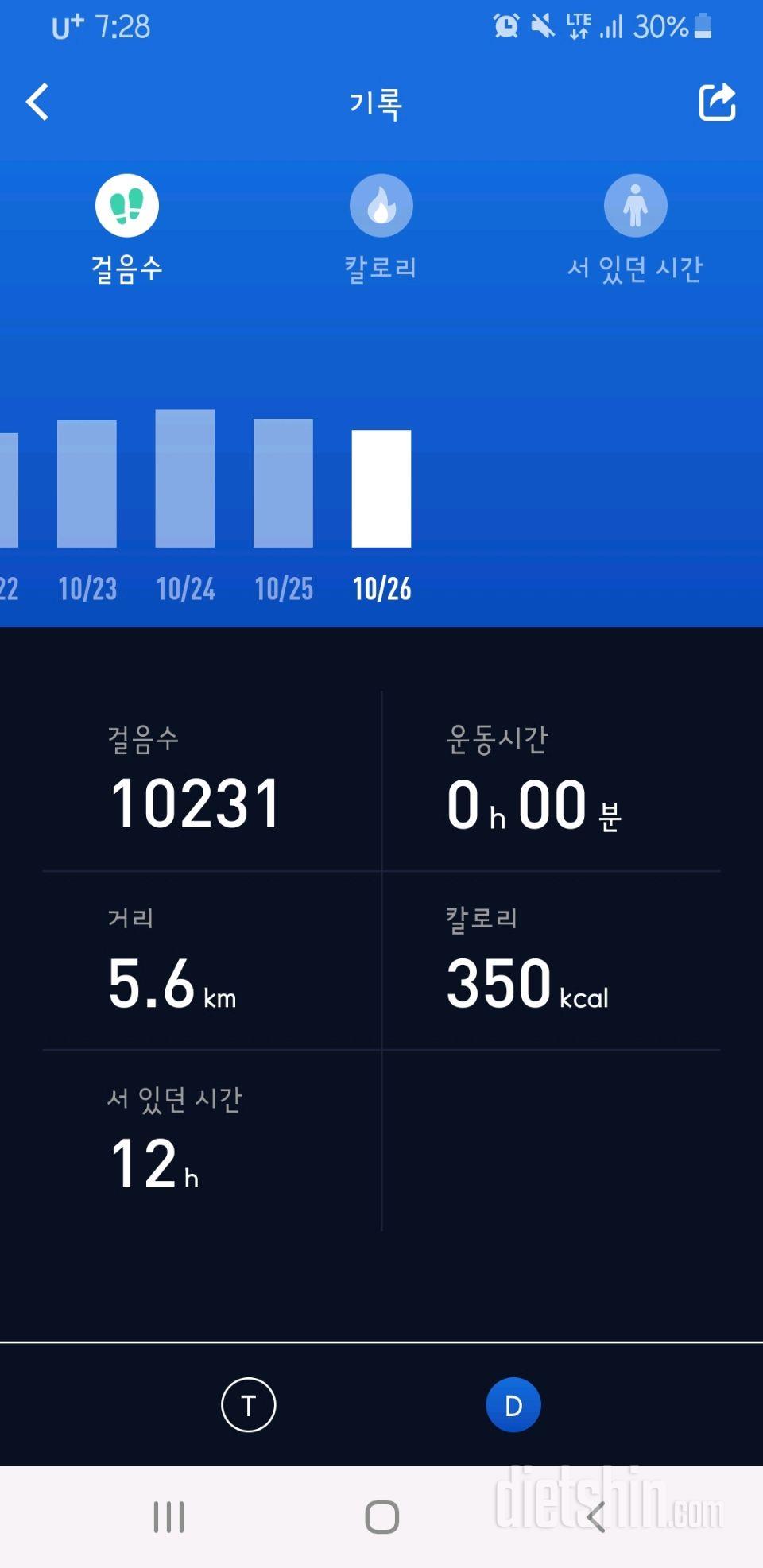 30일 만보 걷기 60일차 성공!