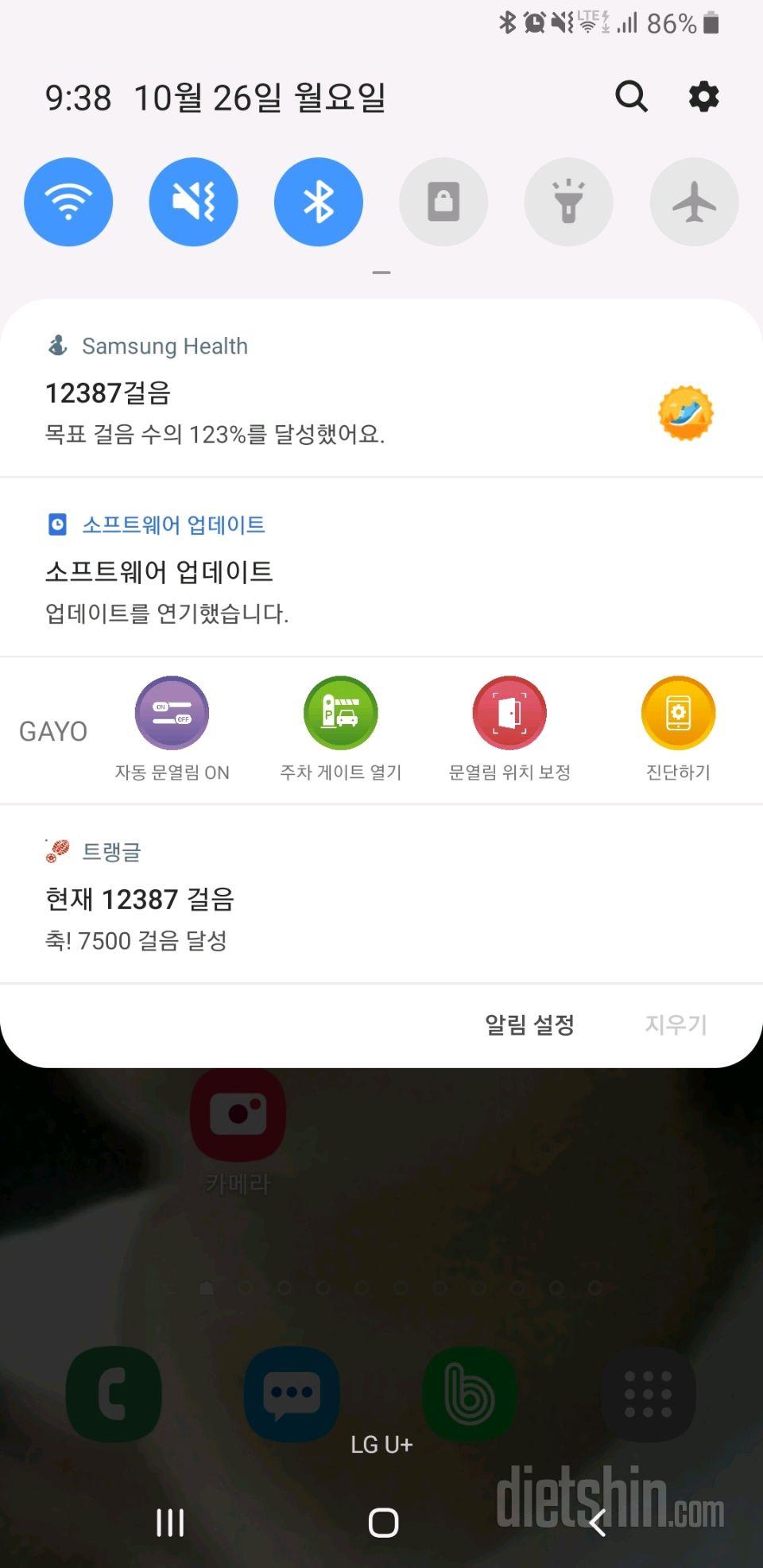 30일 만보 걷기 21일차 성공!