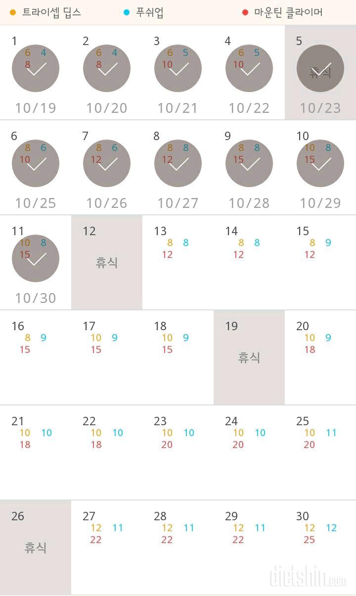 30일 슬림한 팔 41일차 성공!