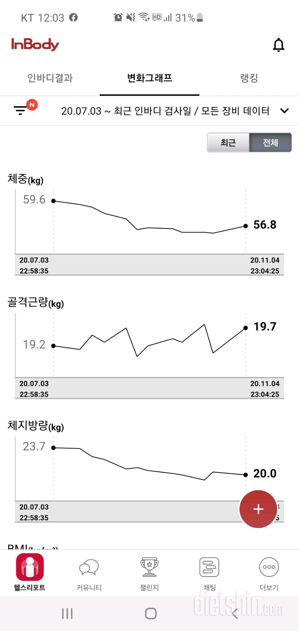 개인피티 30회 완료 후기