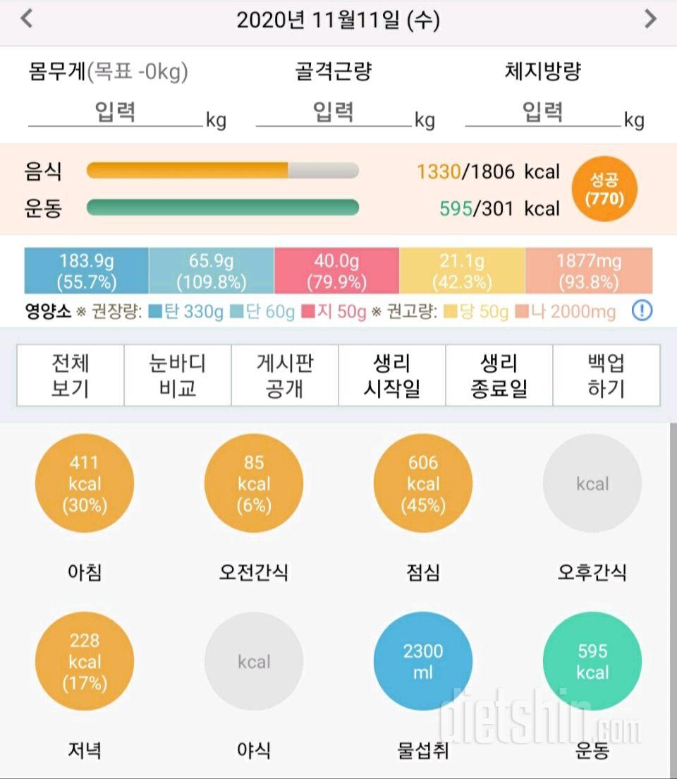 30일 야식끊기 22일차 성공!