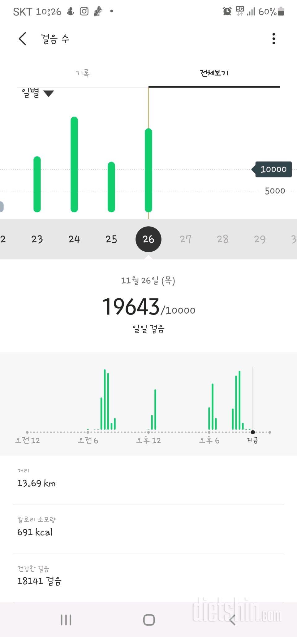 30일 만보 걷기 927일차 성공!