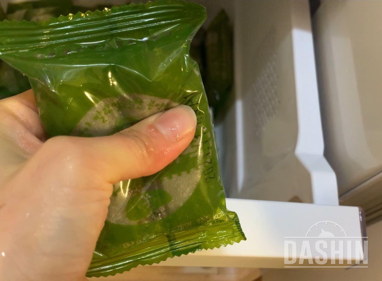 냉동 된 바 있으니 해동 후 재 냉동