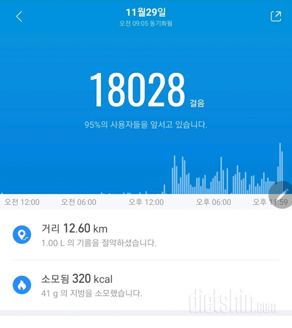 30일 만보 걷기 185일차 성공!