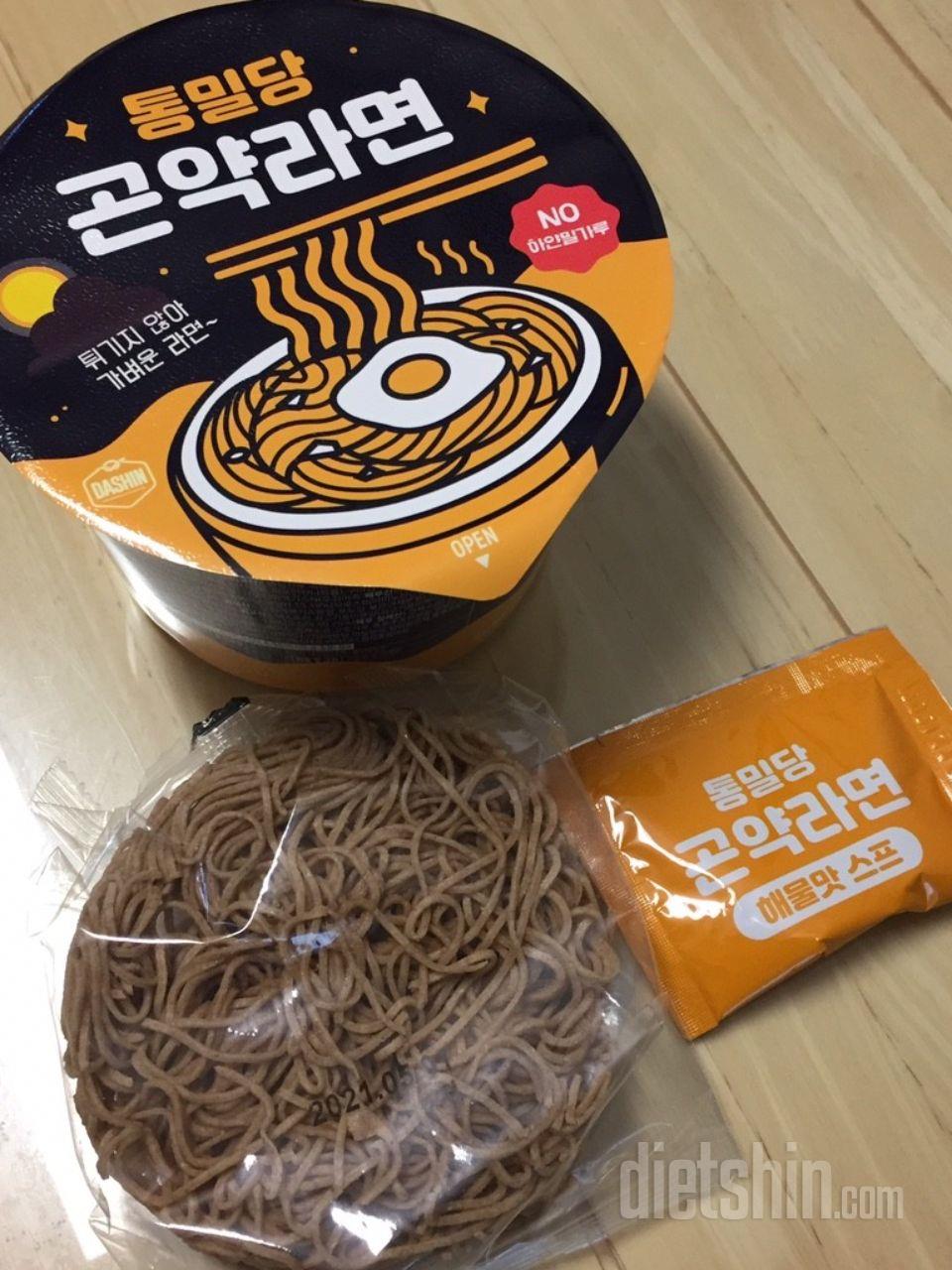 맛나요 곤약라면. 그 흔한 곤약의 느