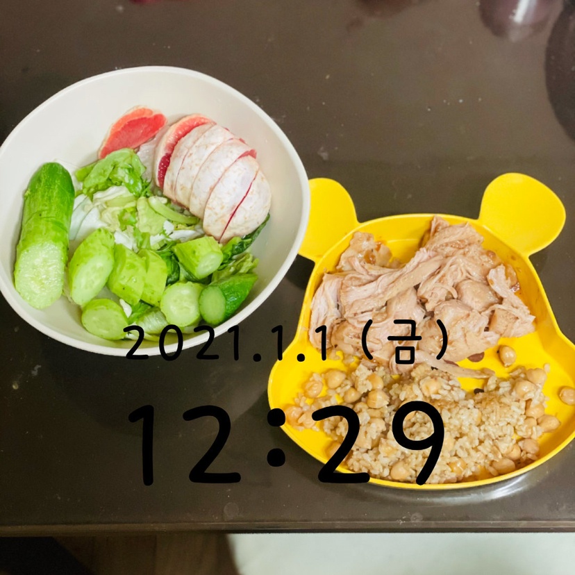 01월 01일(점심 410kcal)