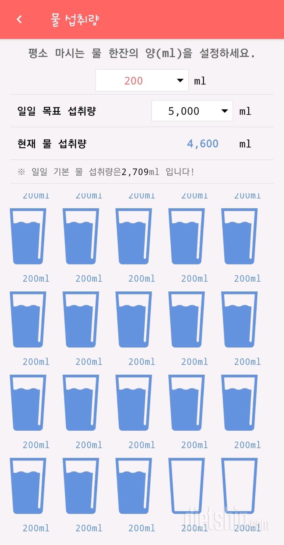 30일 하루 2L 물마시기 64일차 성공!