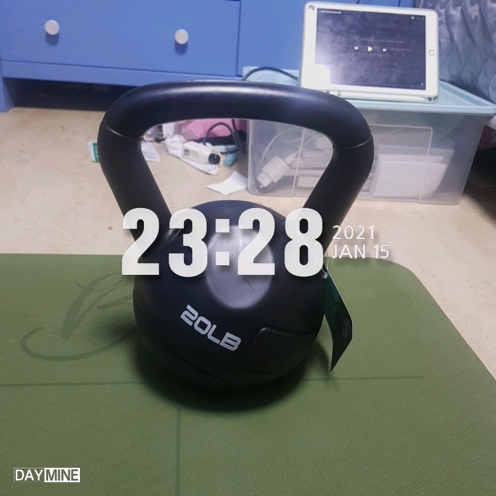 01월 15일( 운동 240kcal)